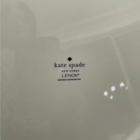 KATE SPADE NEW GOLD POLKA DOT “ALL IN GOOD TASTE” FINE CHINA - Picture 5 of 9